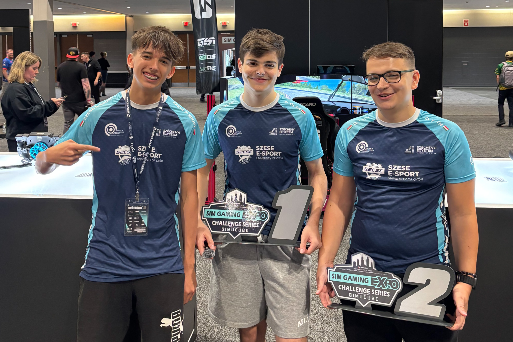 Máté Varga, Dániel Oláh and Dávid Tóth represented Széchenyi István University’s simulator team with excellent results in the United States.
